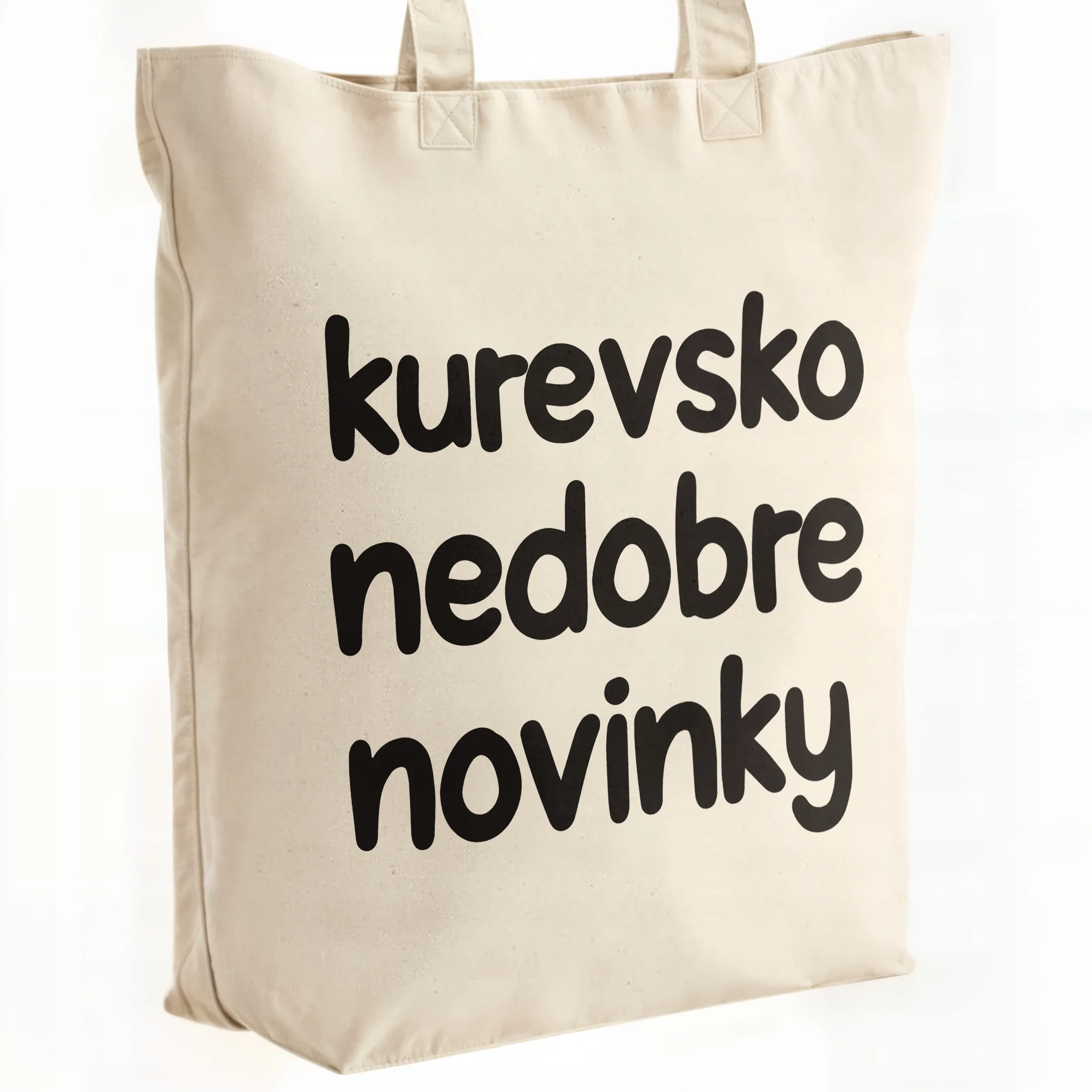 Torba bawełniana premium Ku**vsko Nedobre Novinky Zabawny Prezent