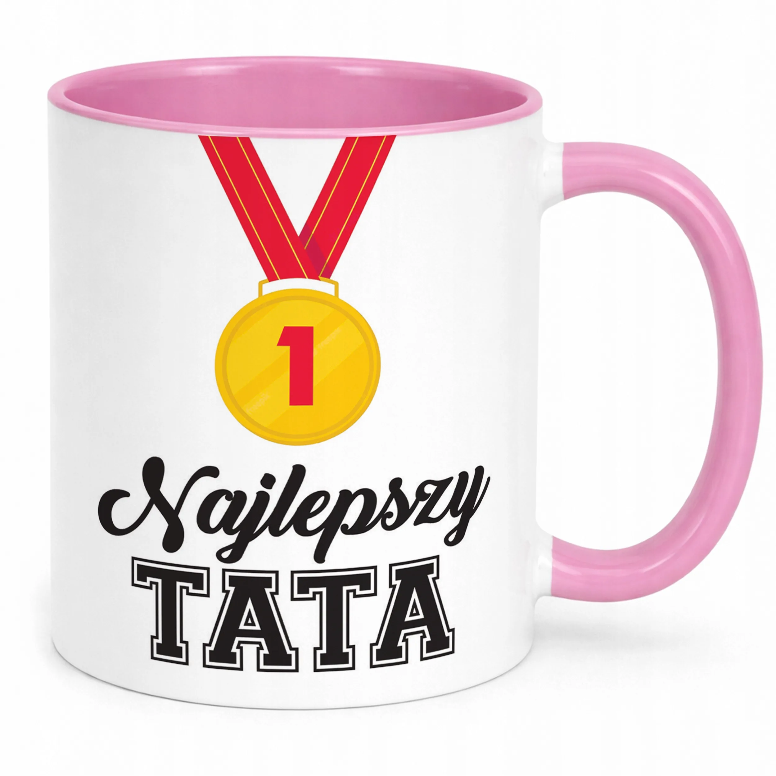 Kubek Różowy Dzień Ojca Dla Taty Najlepszy Tata Prezent