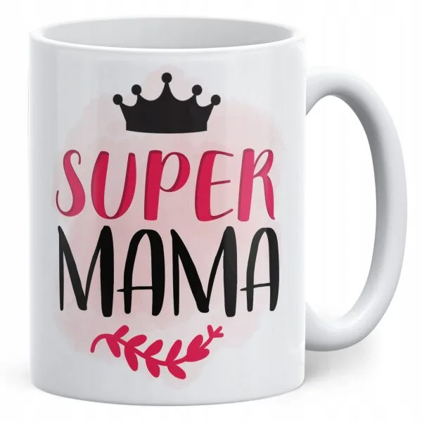 Kubek ceramiczny Dzień Matki Dla Mamy Prezent Upominek Super Mama