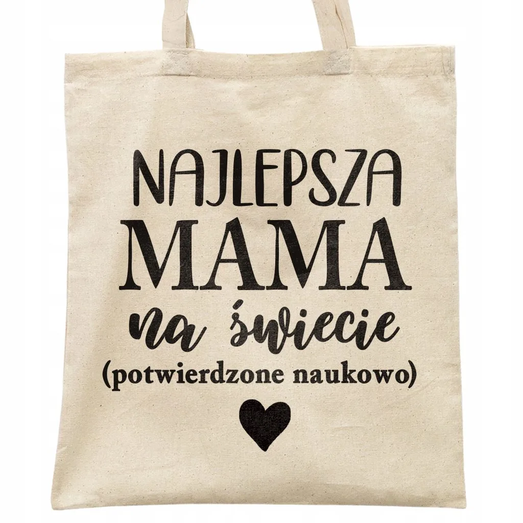 Torba bawełniana na zakupy Dzień Matki Dla Mamy Prezent Najlepsza Mama