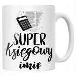 Kubek Ceramiczny Personalizowany Super Księgowy Prezent Upominek