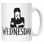 Kubek ceramiczny Nevermore Wednesday Addams Dla Fanów Prezent