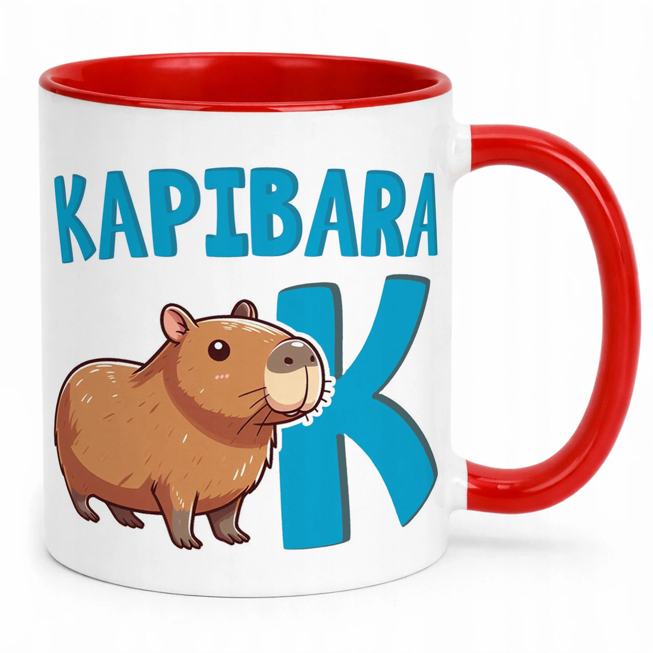 Kubek ceramiczny Kapibara Capybara Zwierzak Słodki Dla Dzieci Prezent