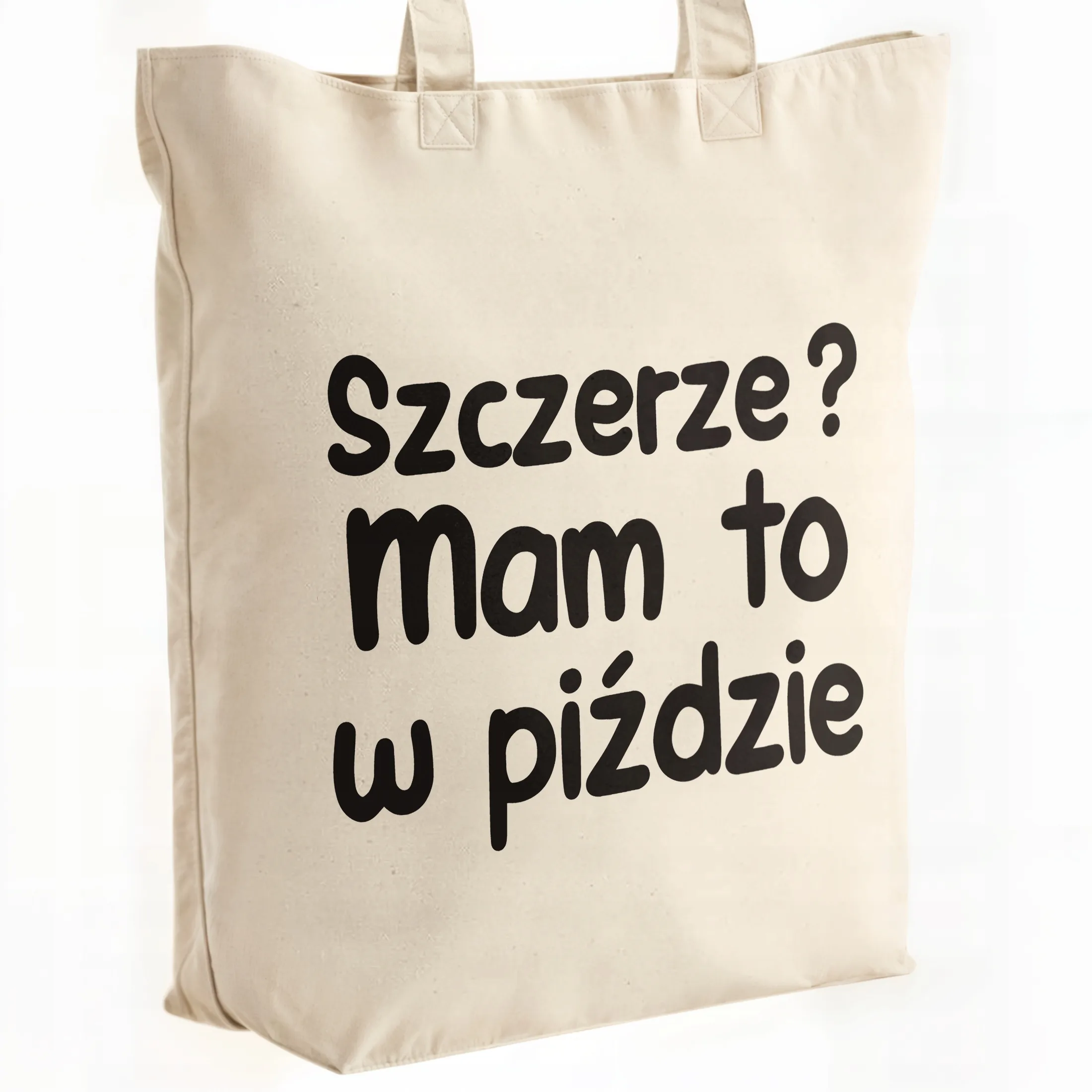 Torba bawełniana premium Szczerze Mam To Zabawny Prezent