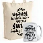 Zestaw Kubek + Torba Premium Dzień Matki Dla Mamy Prezent Upominek
