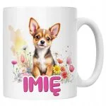 Kubek ceramiczny personalizowany Pies Piesek Zwierzak Słodki Dla Dzieci