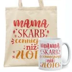 Zestaw Kubek + Torba Dzień Matki Dla Mamy Prezent Upominek