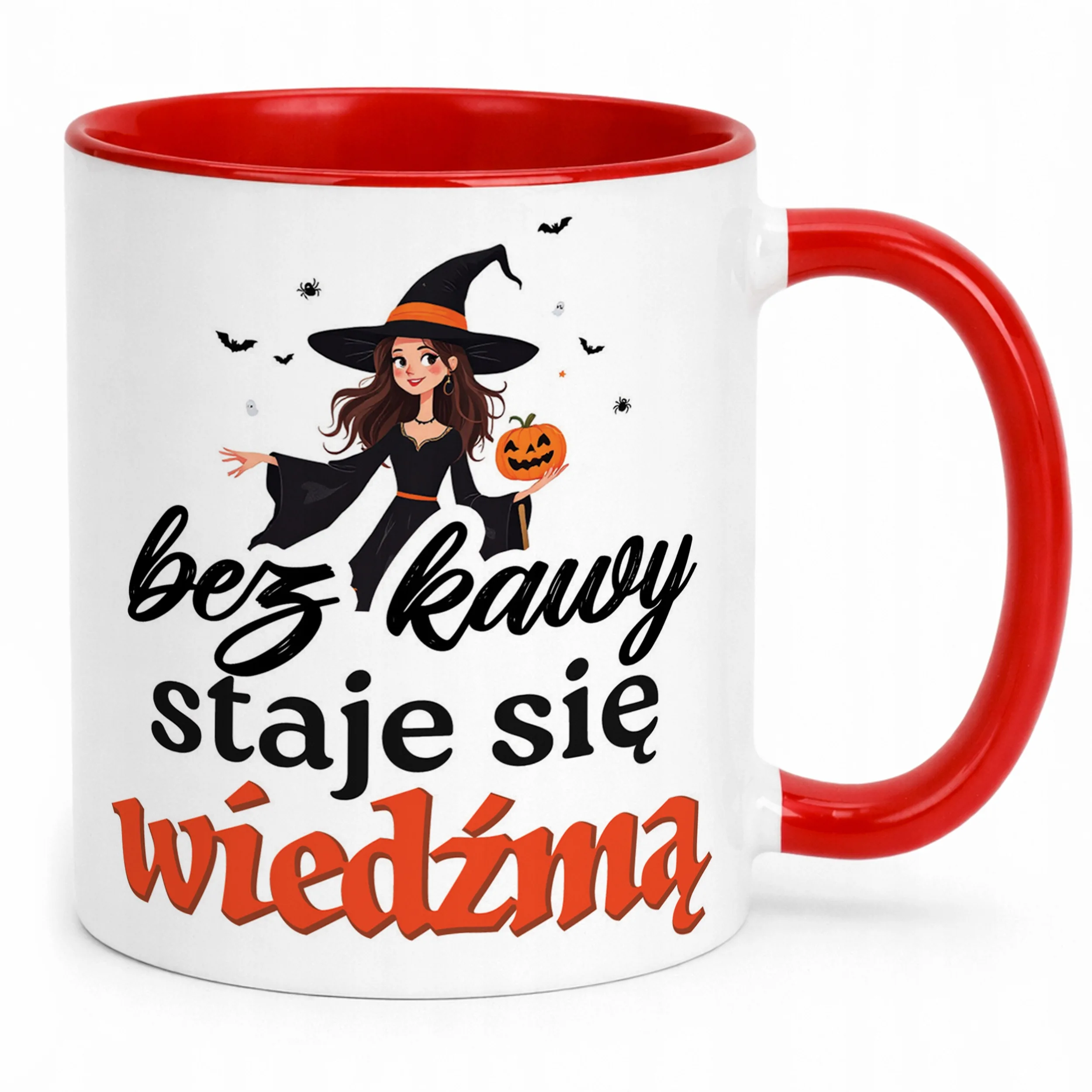 Kubek ceramiczny Bez Kawy Staje Się Wiedźmą Dla Kobiety Prezent