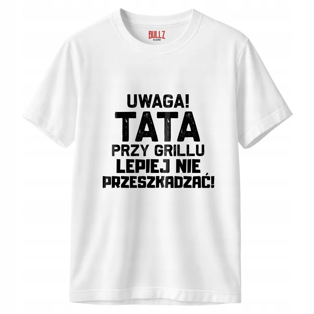 Koszulka biała męska Dzień Ojca Dla Taty Prezent r. 3XL
