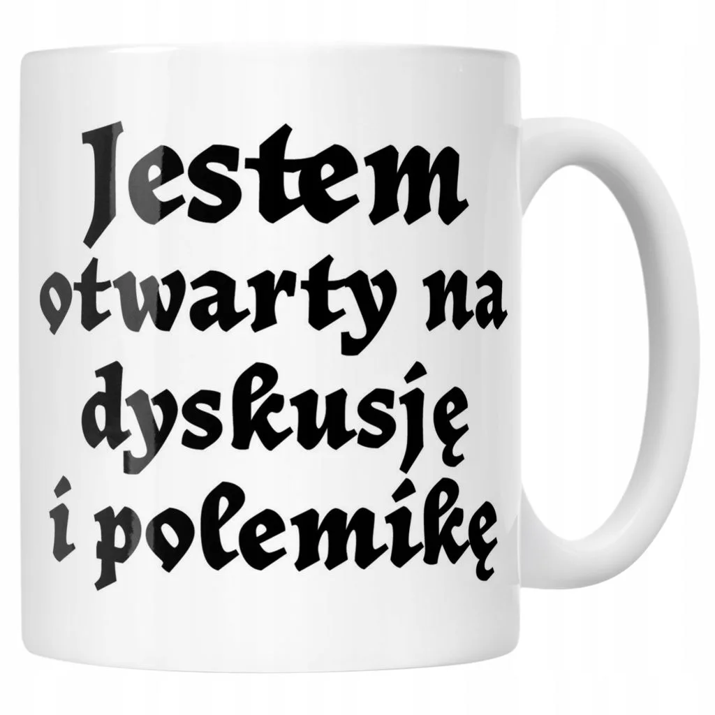 Kubek ceramiczny 1670 Jestem Otwarty Dla Fanów Serialu Prezent
