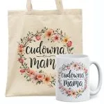 Zestaw Kubek + Torba Dzień Matki Dla Mamy Prezent Upominek