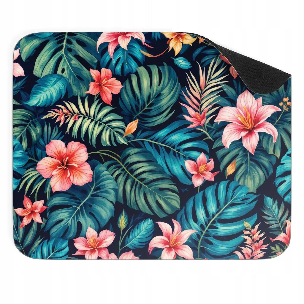 Podkładka pod mysz 22×18 cm Liście Monstery Monstera Kwiaty