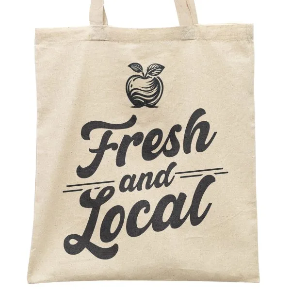 Torba bawełniana na zakupy FRESH & LOCAL Dla Miłośników Lokalnych Produktów