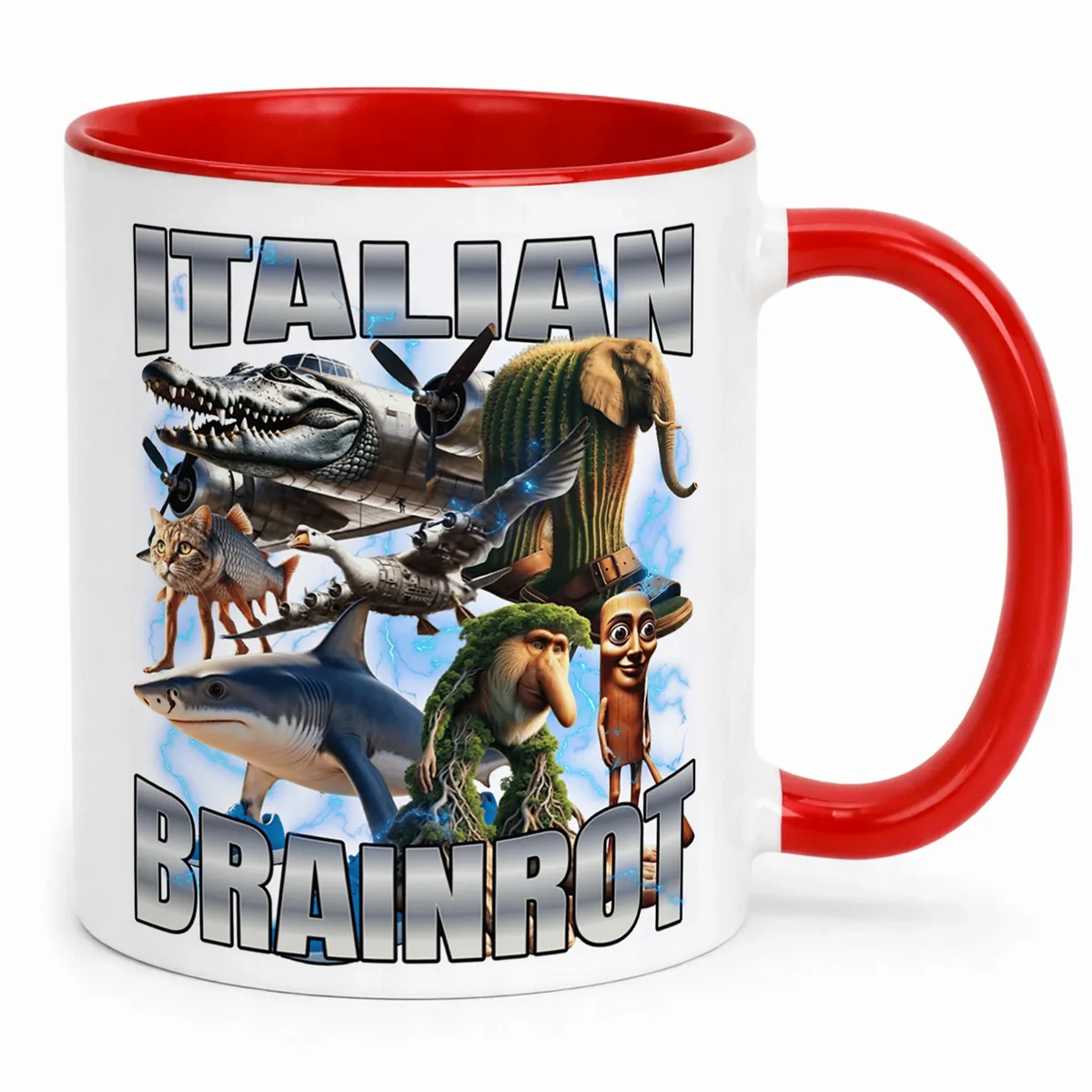 Kubek ceramiczny Italian Brainrott viral tiktok mem