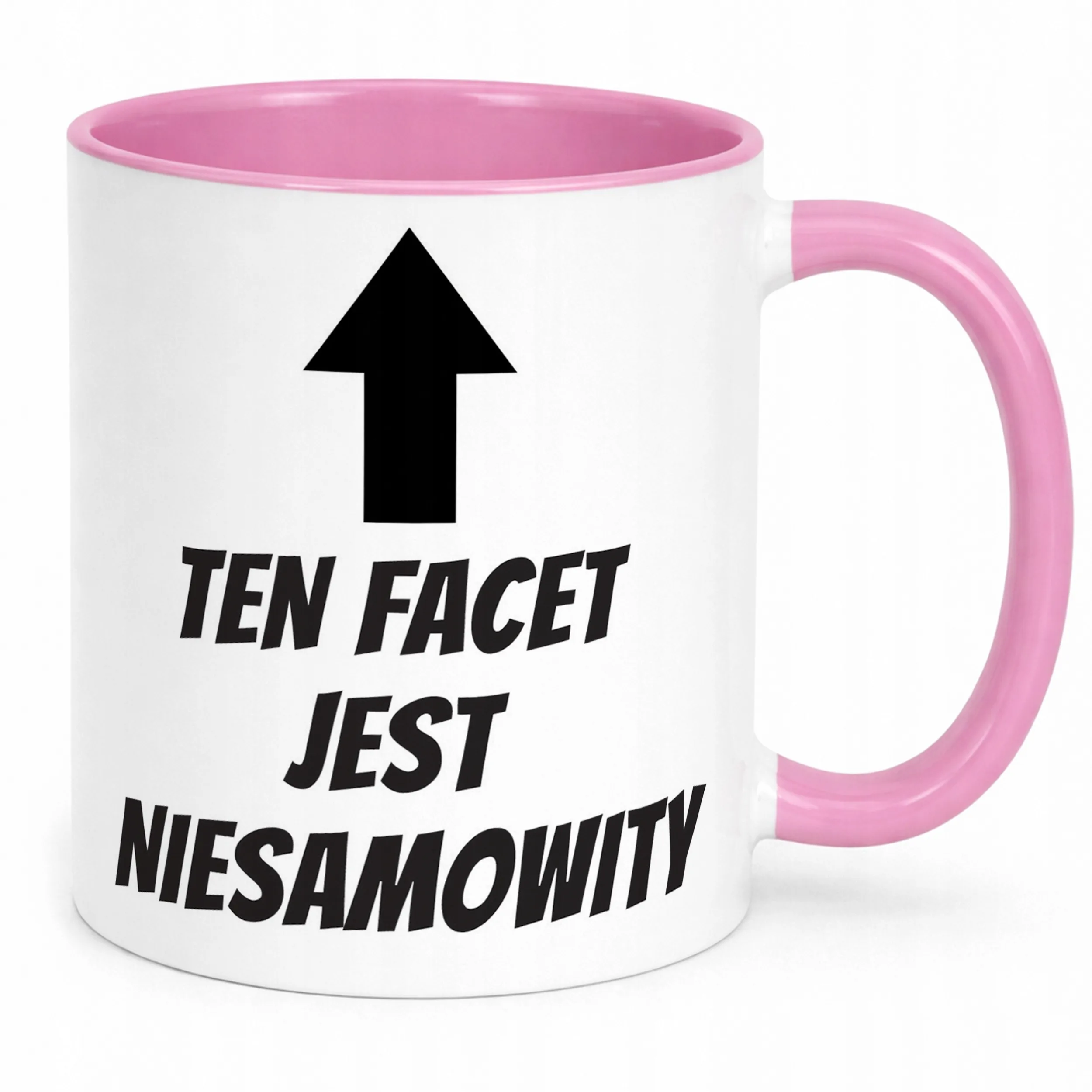 Kubek Różowy Ten Facet Jest Niesamowity Dla Mężczyzny Prezent