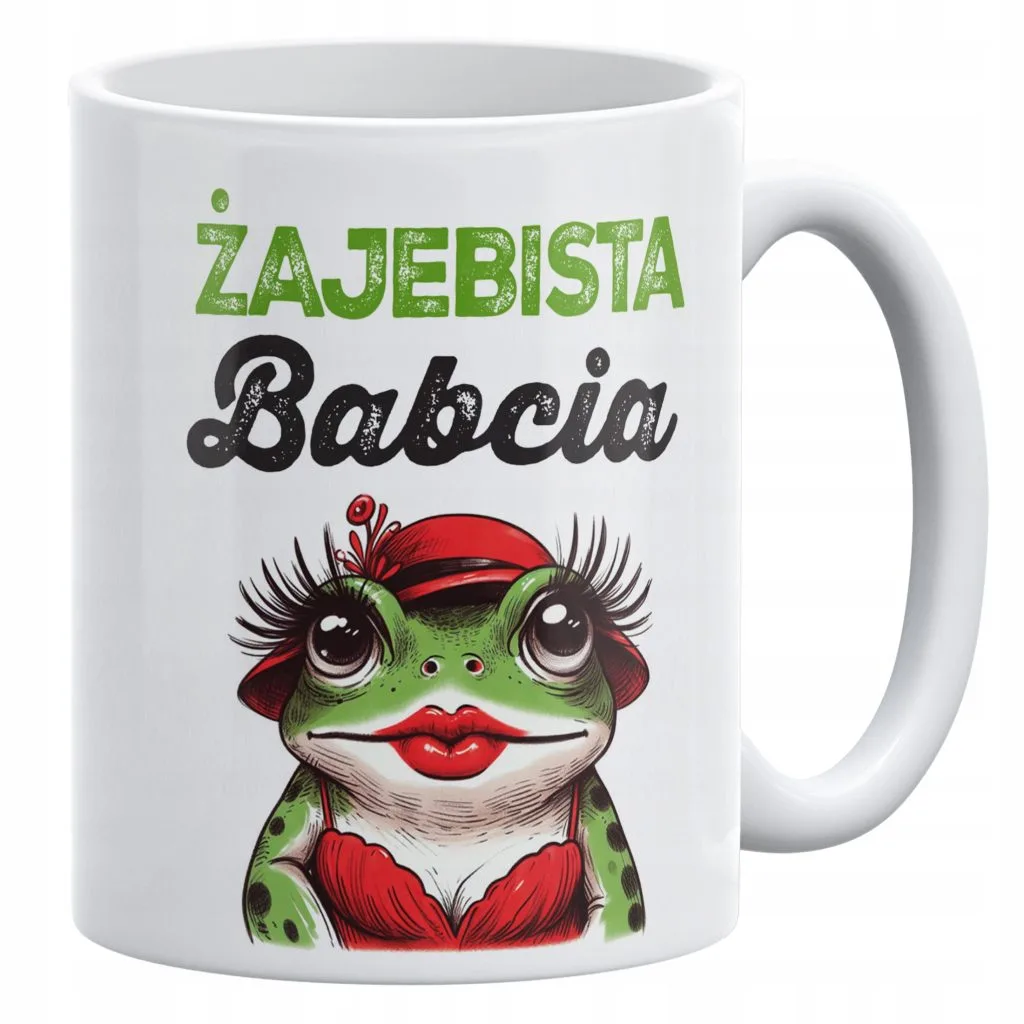 Kubek ceramiczny 330 ml Na Dzień Babci Prezent Upominek Żajebista Babcia
