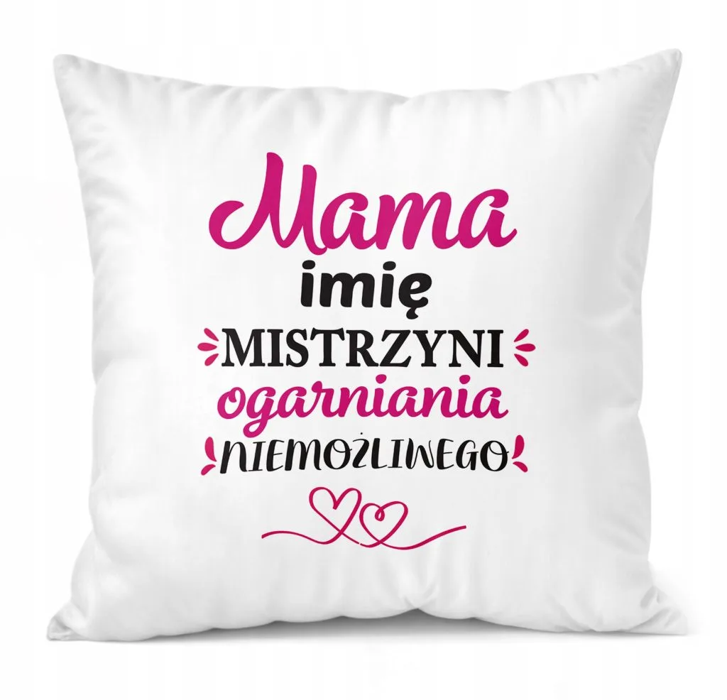 Poduszka 38x38cm Perosonalizowana Dzień Matki Dla Mamy Prezent Upominek