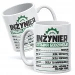 Kubek ceramiczny Inżynier Stawka Godzinowa Zabawny Prezent Upominek
