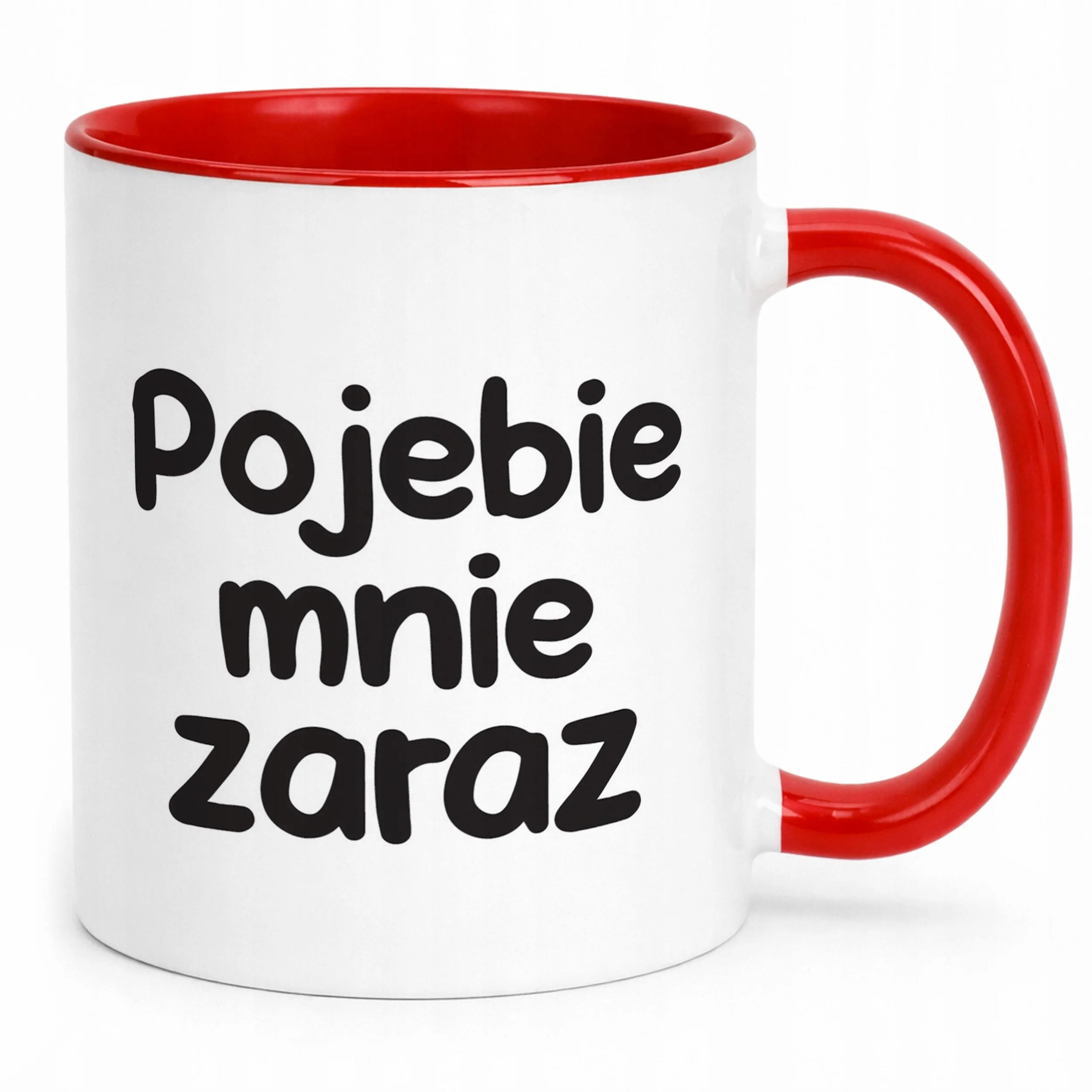 Kubek Czerwony Poje**e Mnie Zaraz Śmieszny Zabawny Prezent