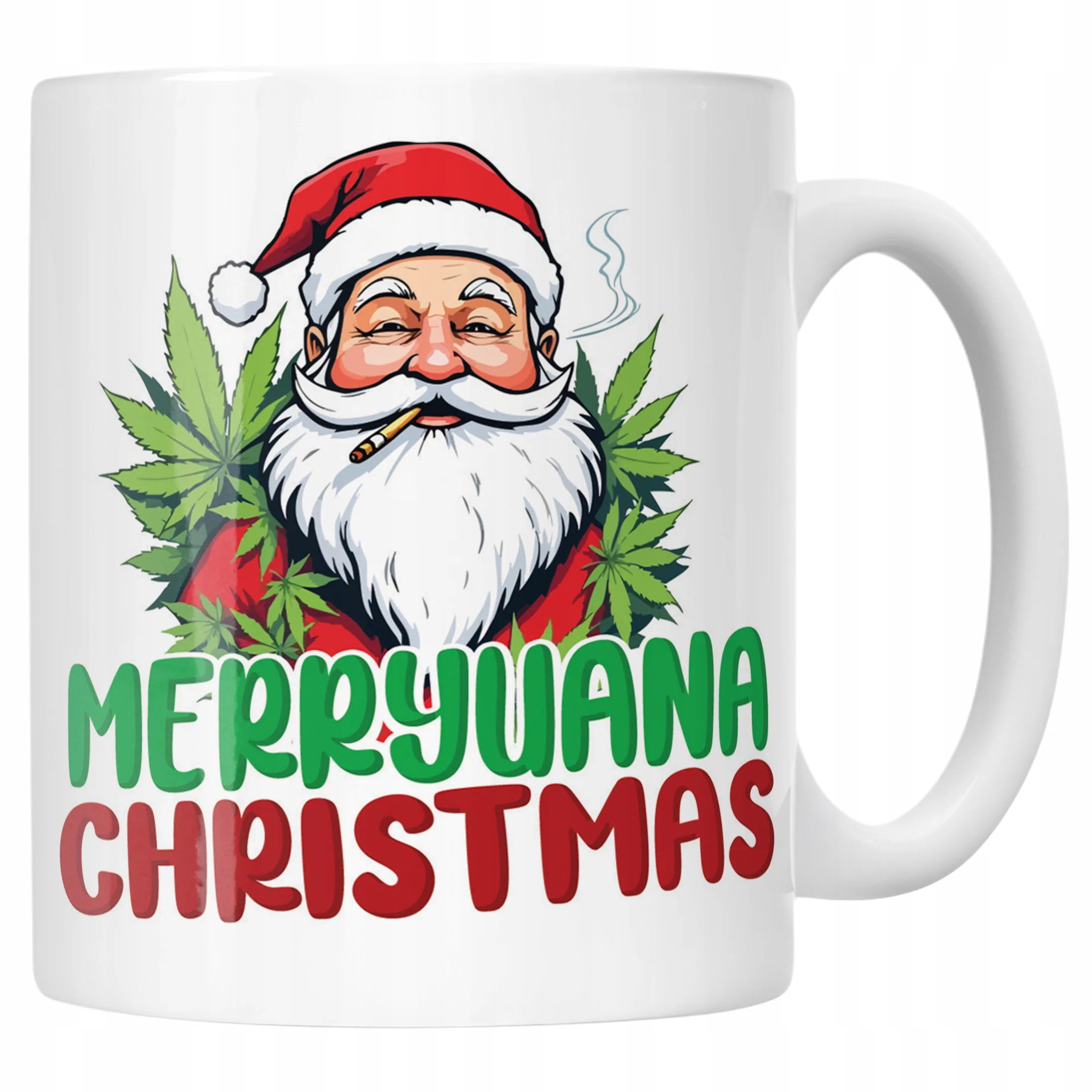 Kubek Ceramiczny Merryuana Christmas Boże Narodzenie Zabawny Prezent