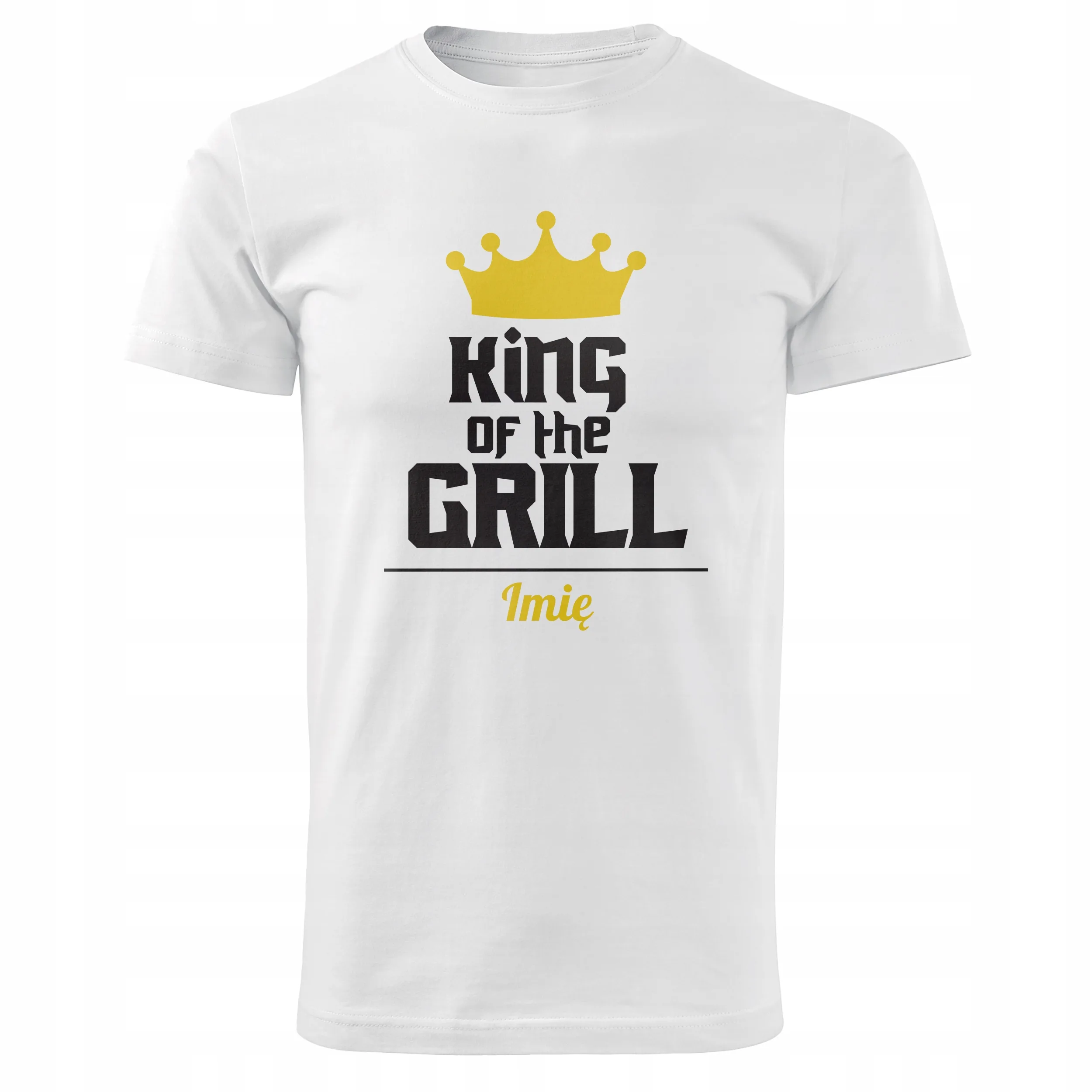 Koszulka męska King of the Grill – imię