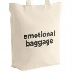 Torba bawełniana z dnem na zakupy Emotional Baggage Bagaż Emocjonalny