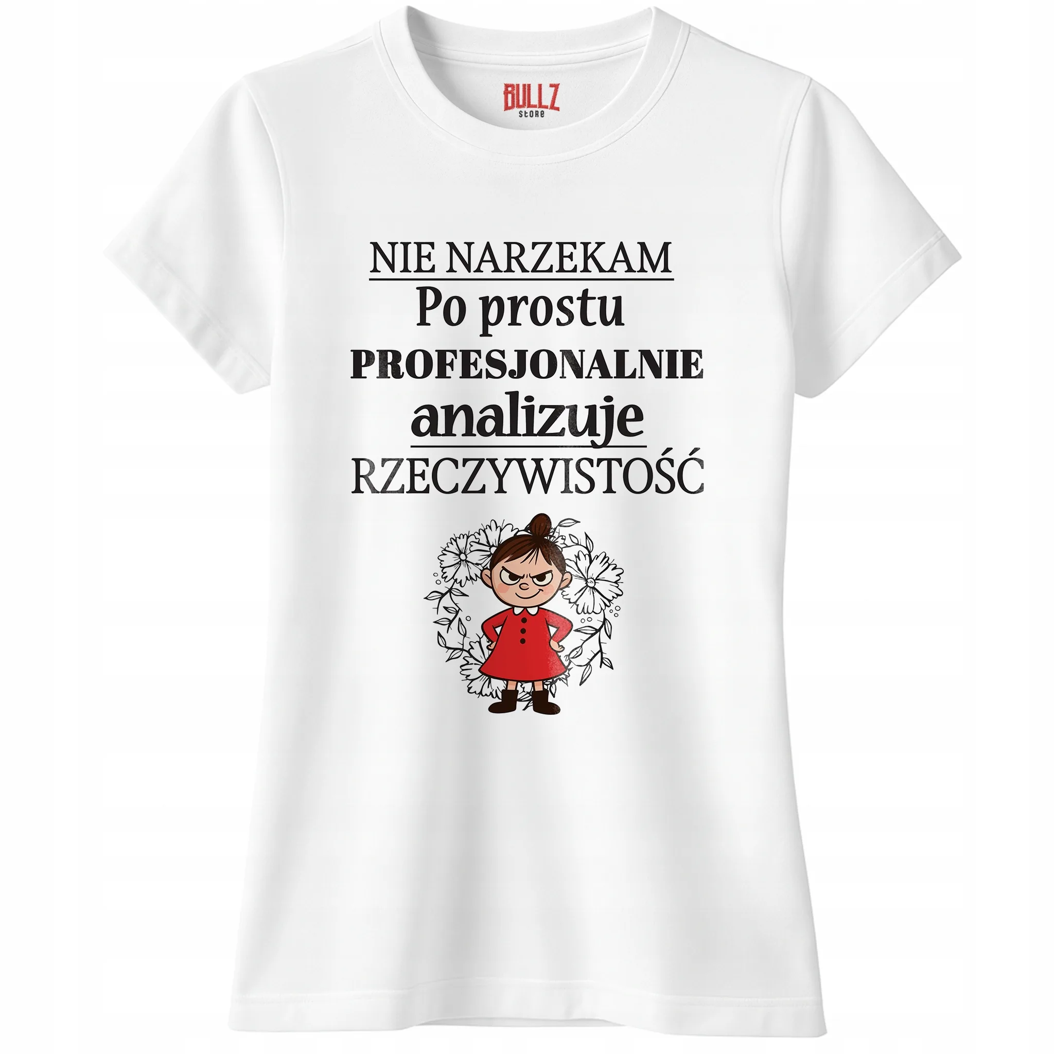 Koszulka biała damska Dzień Kobiet Dla Kobiety Prezent Upominek