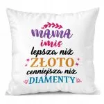 Poduszka 38x38cm Perosonalizowana Dzień Matki Dla Mamy Prezent Upominek