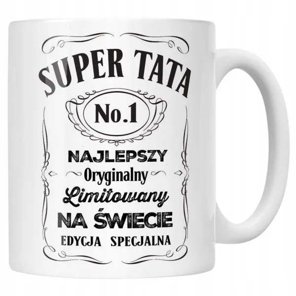 Kubek ceramiczny Dzień Ojca Dla Taty Super Tata Prezent