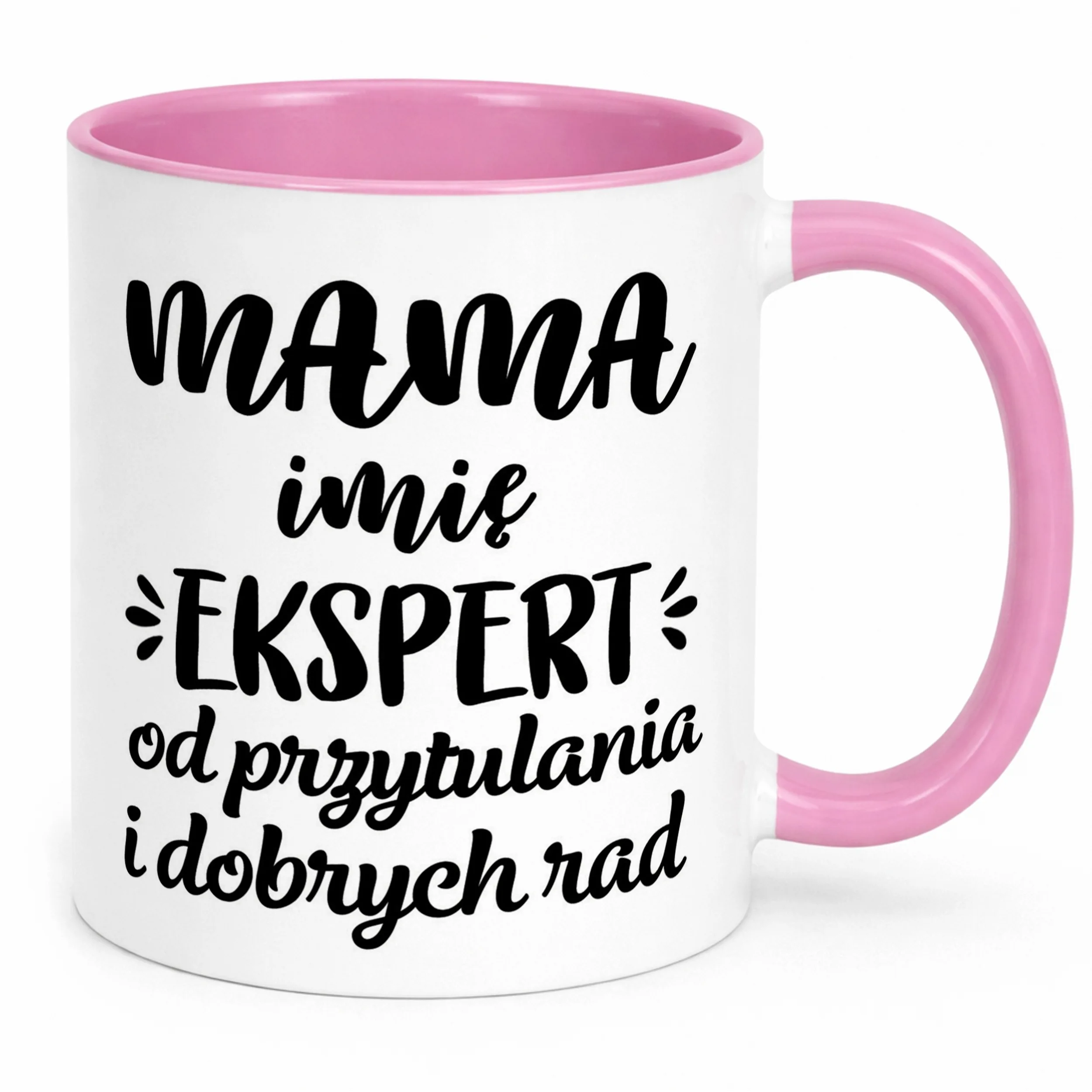 Kubek Różowy Personalizowany Dzień Matki Dla Mamy Prezent Upominek