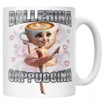 Kubek ceramiczny Ballerina Cappuccina viral tiktok mem
