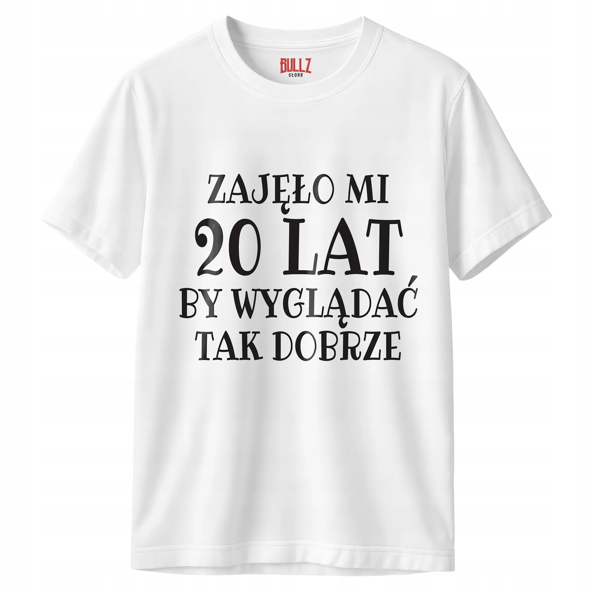 Koszulka biała męska Zajęło Mi 20 Urodziny Prezent Upominek r. 3XL