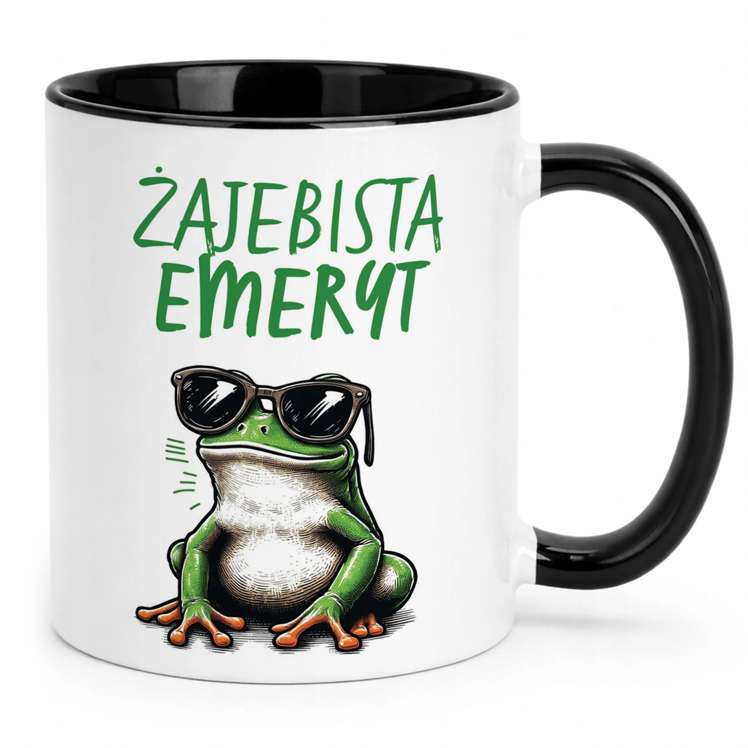 Kubek Czarny Z okazji Emerytury Dla Emeryta Prezent Upominek