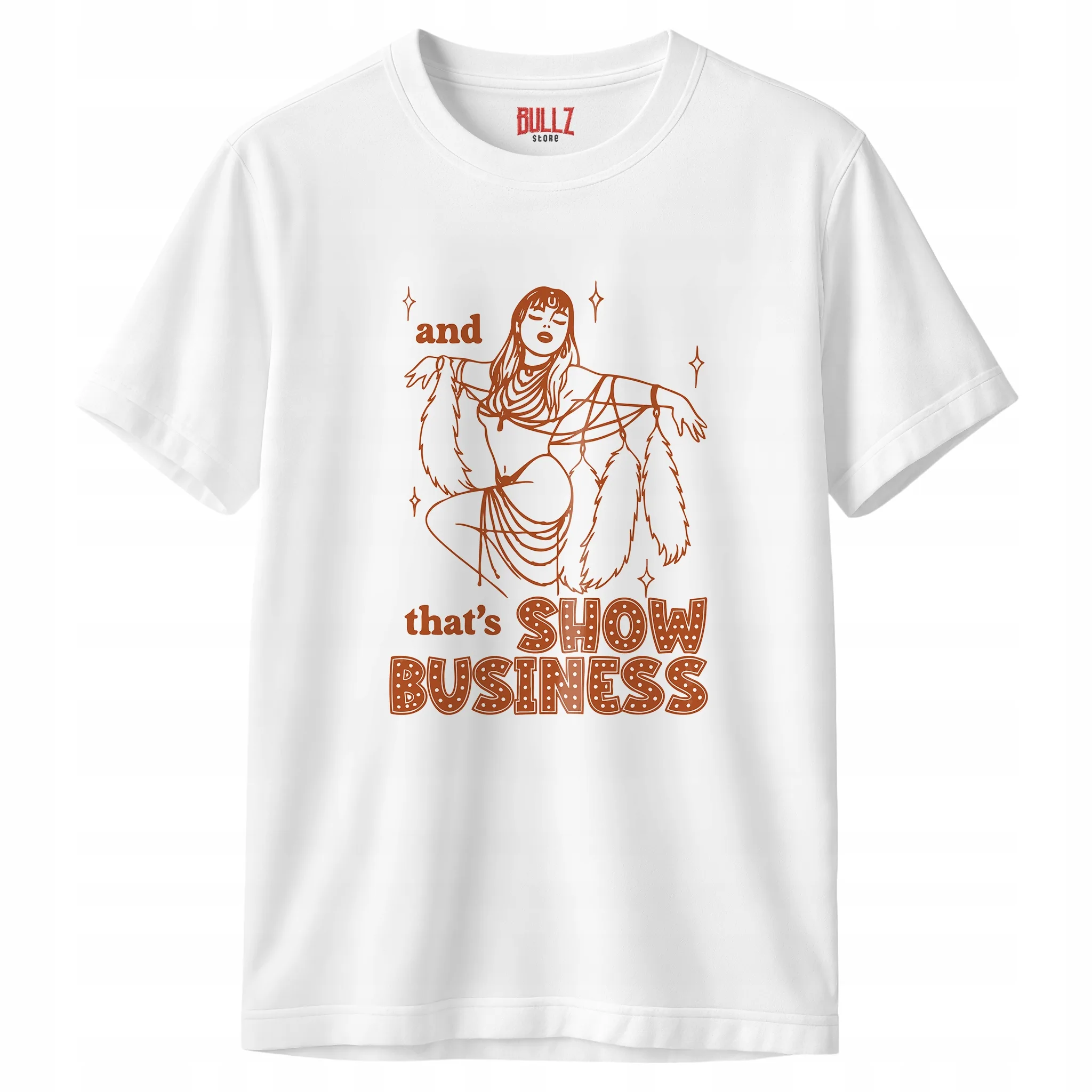Koszulka biała męska Taylor Swift The Life Of A Showgirl Prezent r. 3XL
