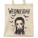 Torba bawełniana na zakupy Nevermore Wednesday Dla Fanów Serialu