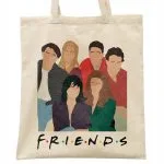 Torba bawełniana na zakupy Friends Przyjaciele Dla Fanów Serialu Prezent