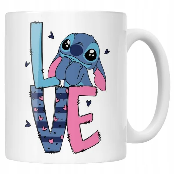 Kubek ceramiczny Stitch Lilo i Stich Bajka Dla Dzieci Prezent