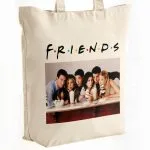 Torba bawełniana premium na zakupy Friends Przyjaciele Dla Fanów Serialu
