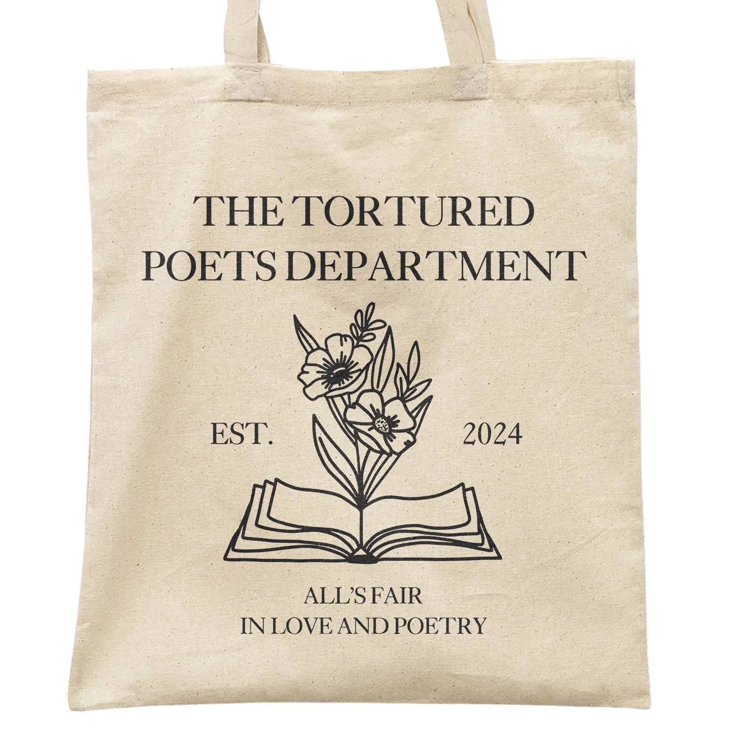 Torba bawełniana na zakupy 42×38 Taylor Swift The Tortured Poets Department