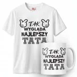 Zestaw Kubek + Koszulka Dzień Ojca Tak Wygląda Najlepszy Tata