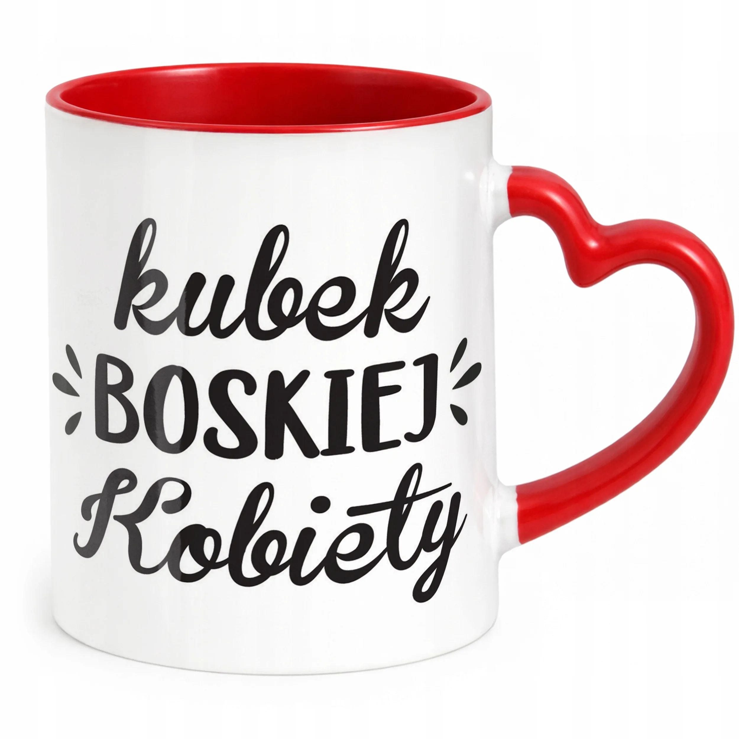 Kubek Czerwony Dzień Kobiet Dla Kobiety Dziewczyny Prezent Upominek