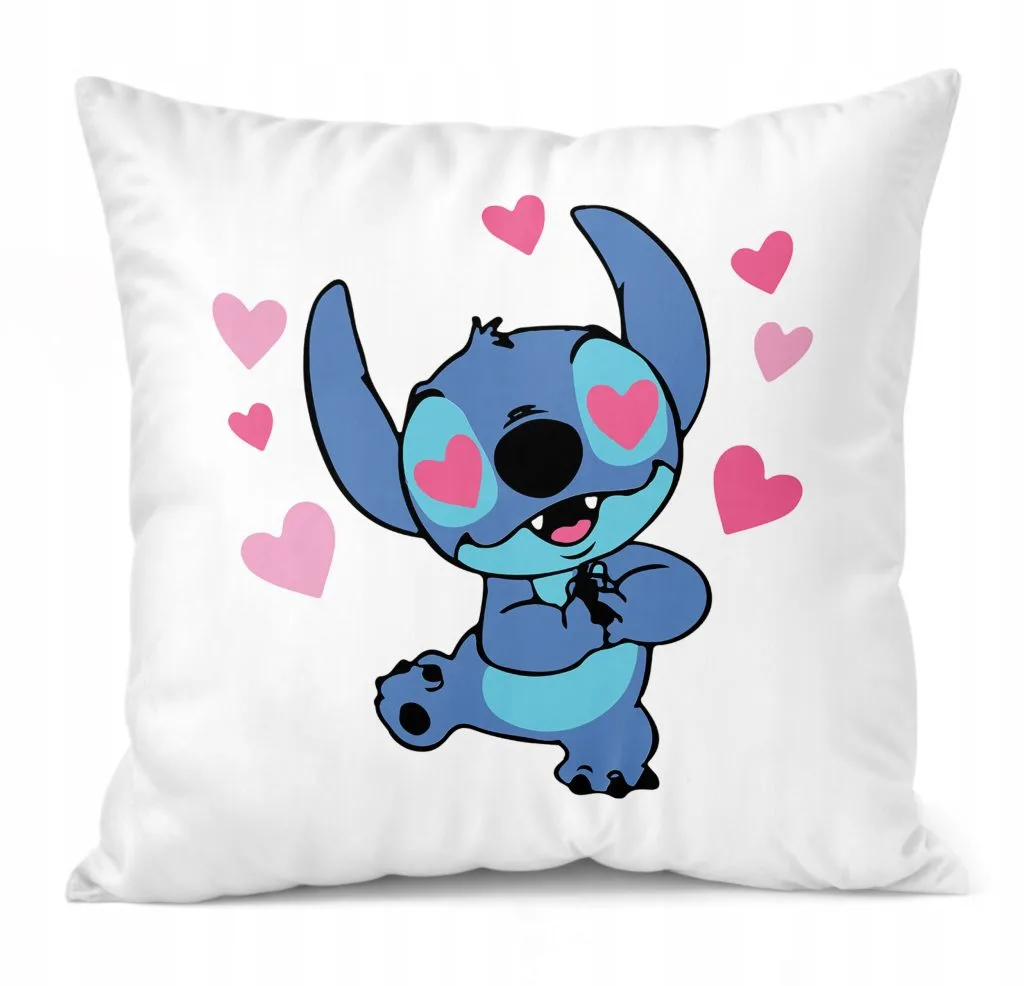Poduszka 38x38cm Stitch Lilo i Stich Bajka Dla Dzieci Prezent