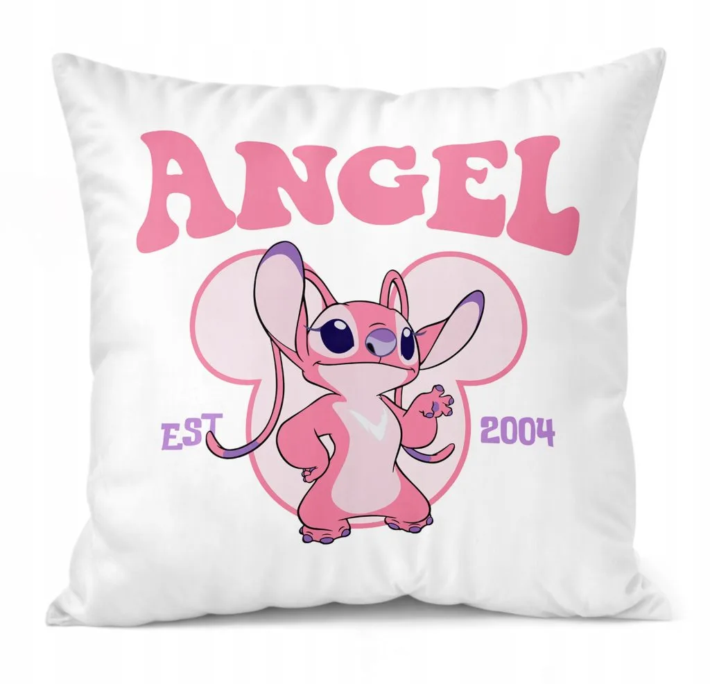 Poduszka 38x38cm Stitch Lilo i Stich Bajka Dla Dzieci Prezent