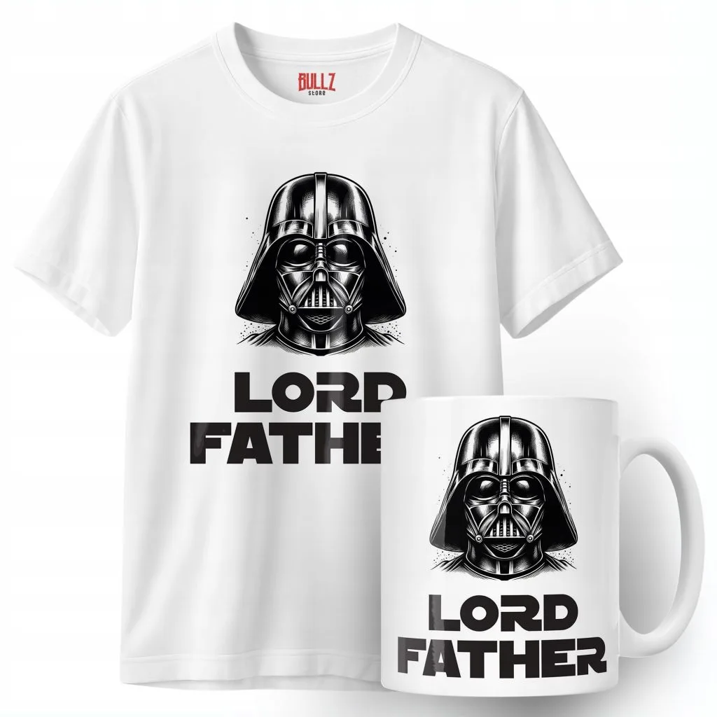 Zestaw Kubek + Koszulka Dzień Ojca Dla Taty Lord Father Prezent