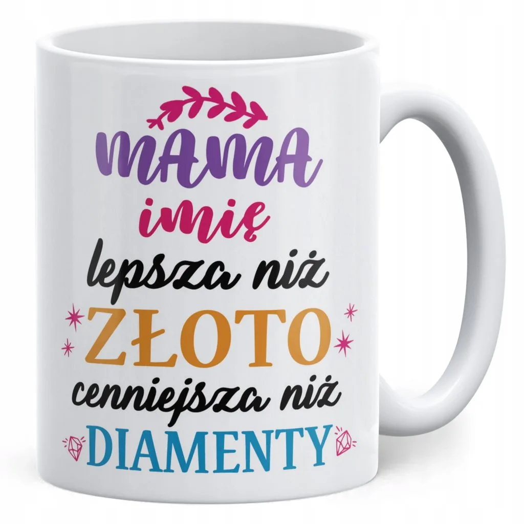 Kubek ceramiczny Personalizowany Dzień Matki Dla Mamy Prezent Upominek