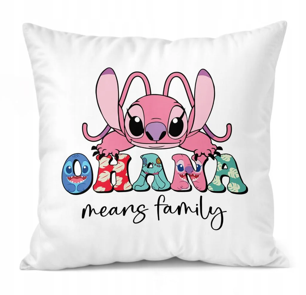 Poduszka 38x38cm Stitch Lilo i Stich Bajka Dla Dzieci Prezent