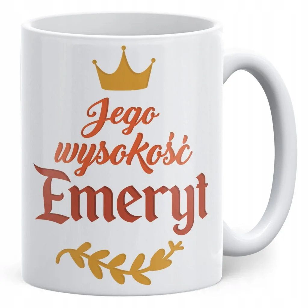 Kubek ceramiczny z okazji Emerytury Dla Emeryta Prezent Upominek