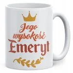 Kubek ceramiczny z okazji Emerytury Dla Emeryta Prezent Upominek