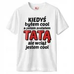 Koszulka biała męska Dzień Ojca Dla Taty Prezent