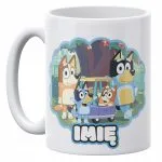 Kubek ceramiczny Bluey Personalizowany z Imieniem Prezent Dla Dziecka